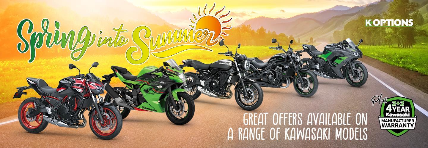 Spring into Summer with Kawasaki’s latest offers!