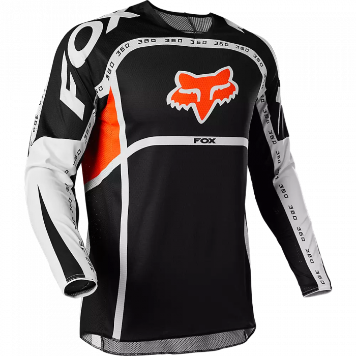 Fox Racing 360 Dvide MX Jersey - Black / Orange - Phillip McCallen ...