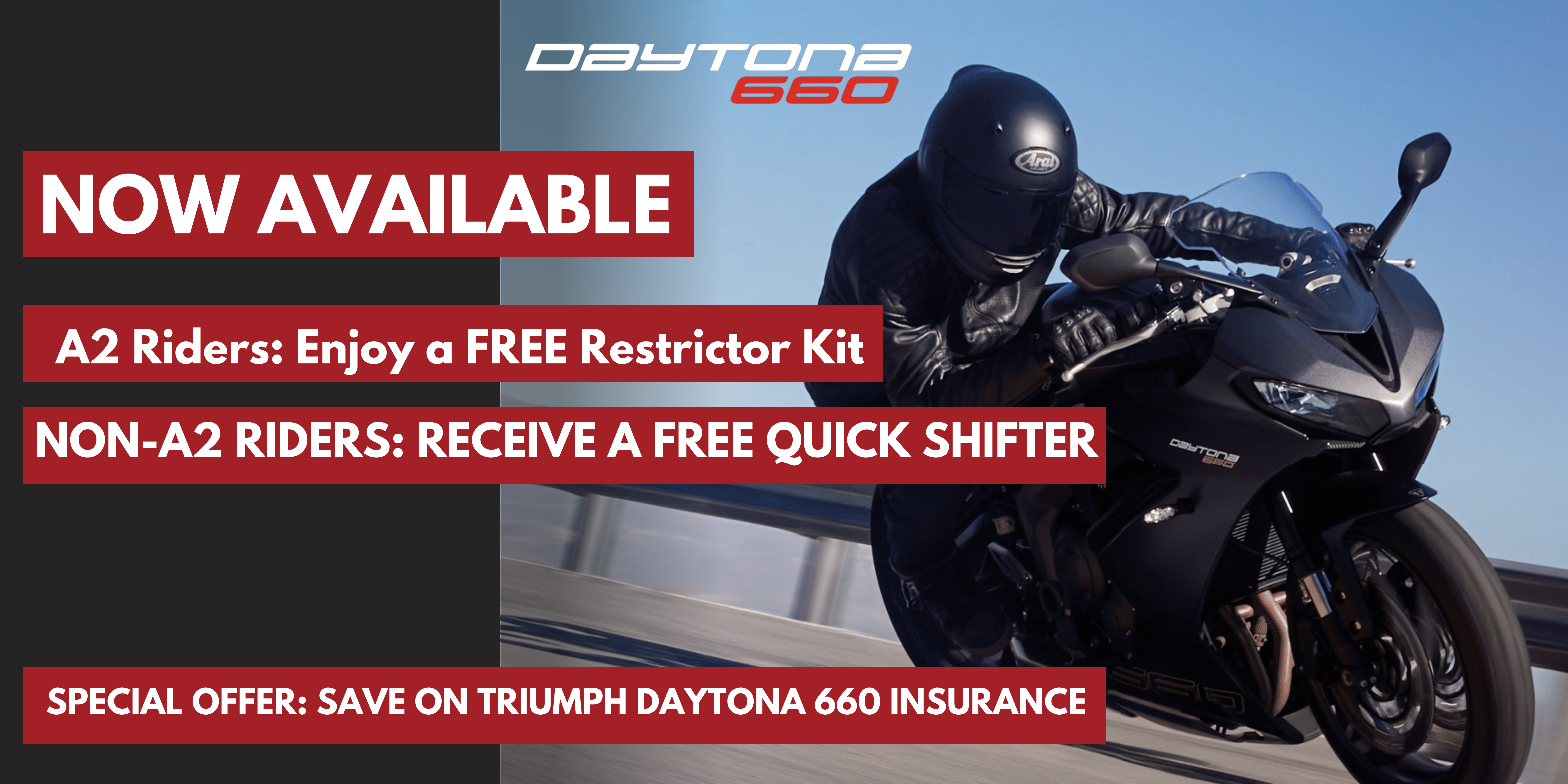 Exciting Offer on the Daytona 660 Triumph!