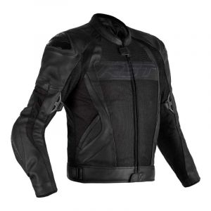 RST Tractech Evo 4 Mesh CE Leather Jacket - Black